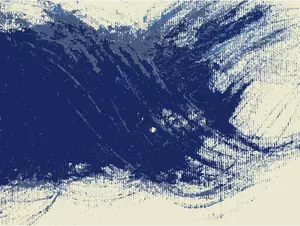 Abstrakt blå